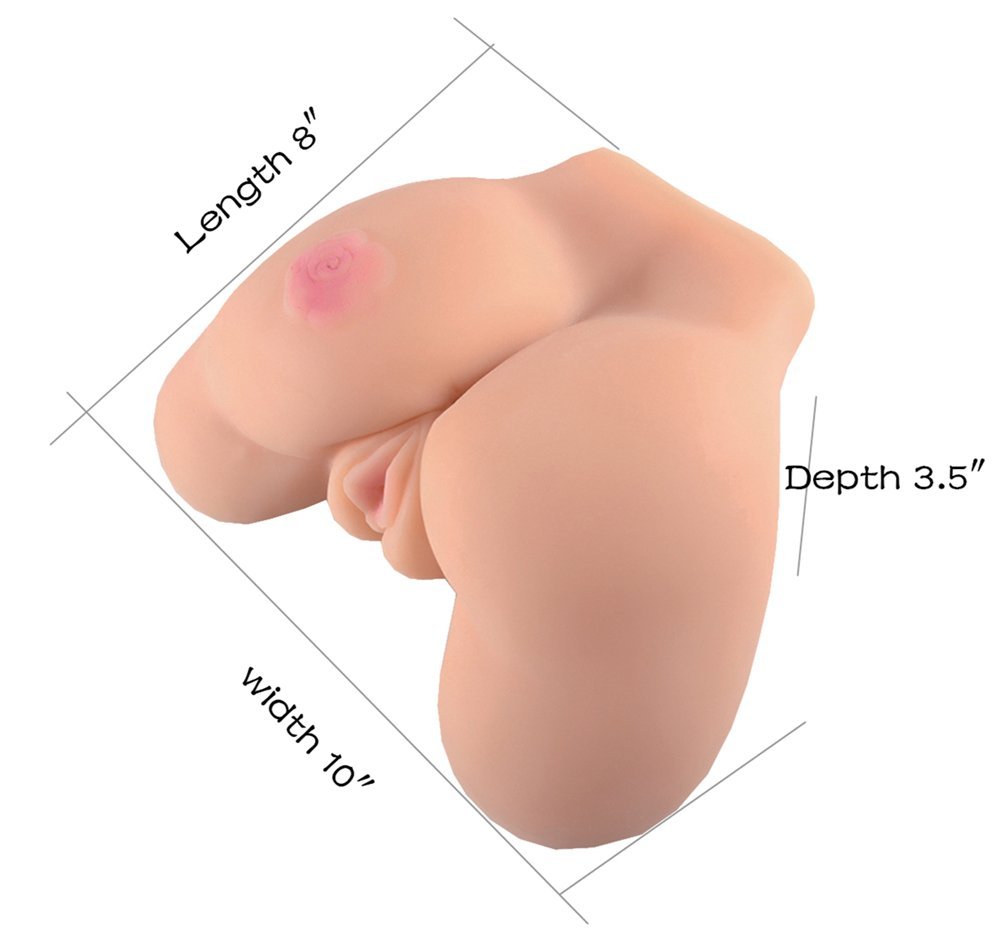 Realistic Vaginal Silicone Sex Doll Big Ass Masturbating Toy Vagina