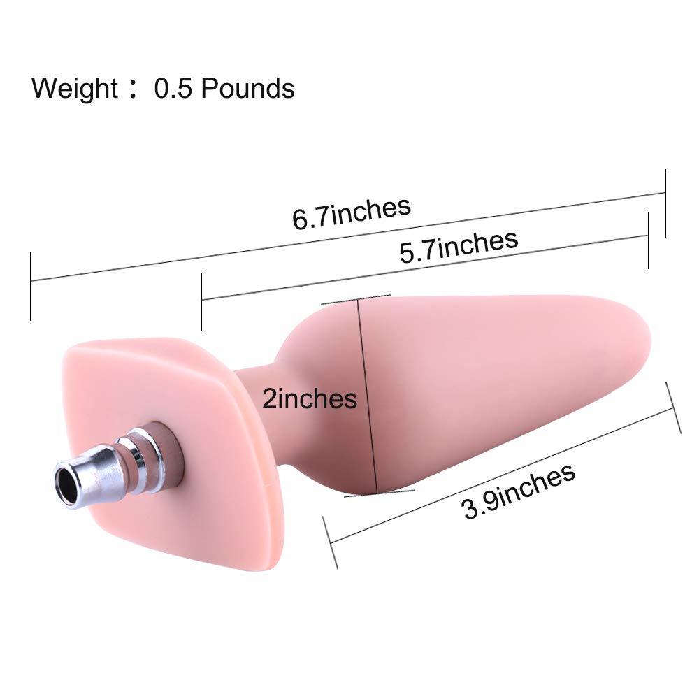 5 7 Buy Silicone Anal Plug For Hismith Sex Machine With Quick Air